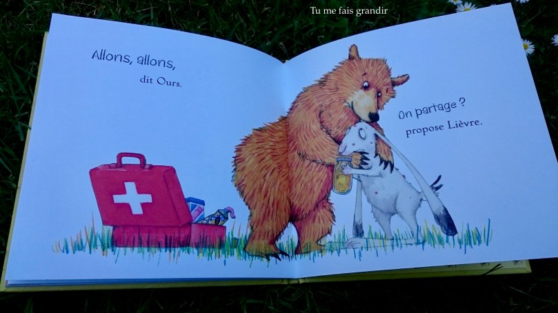 lievre et ours c'est a moi! on partage?