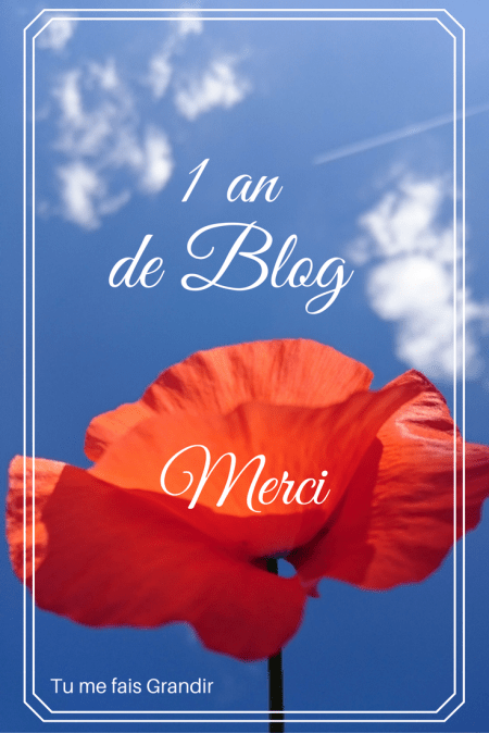 1 an de blog