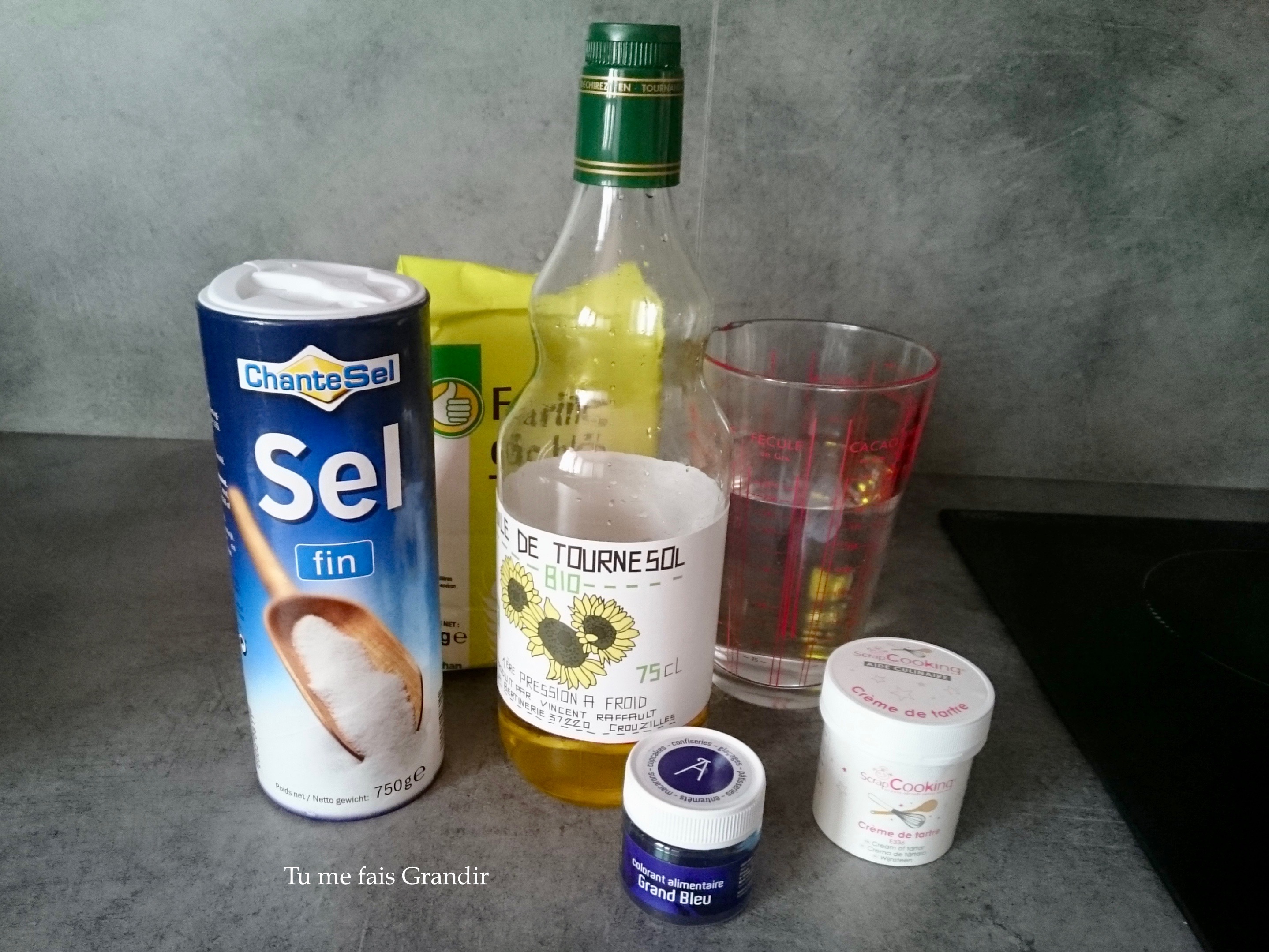 Pate a modeler ingrédients