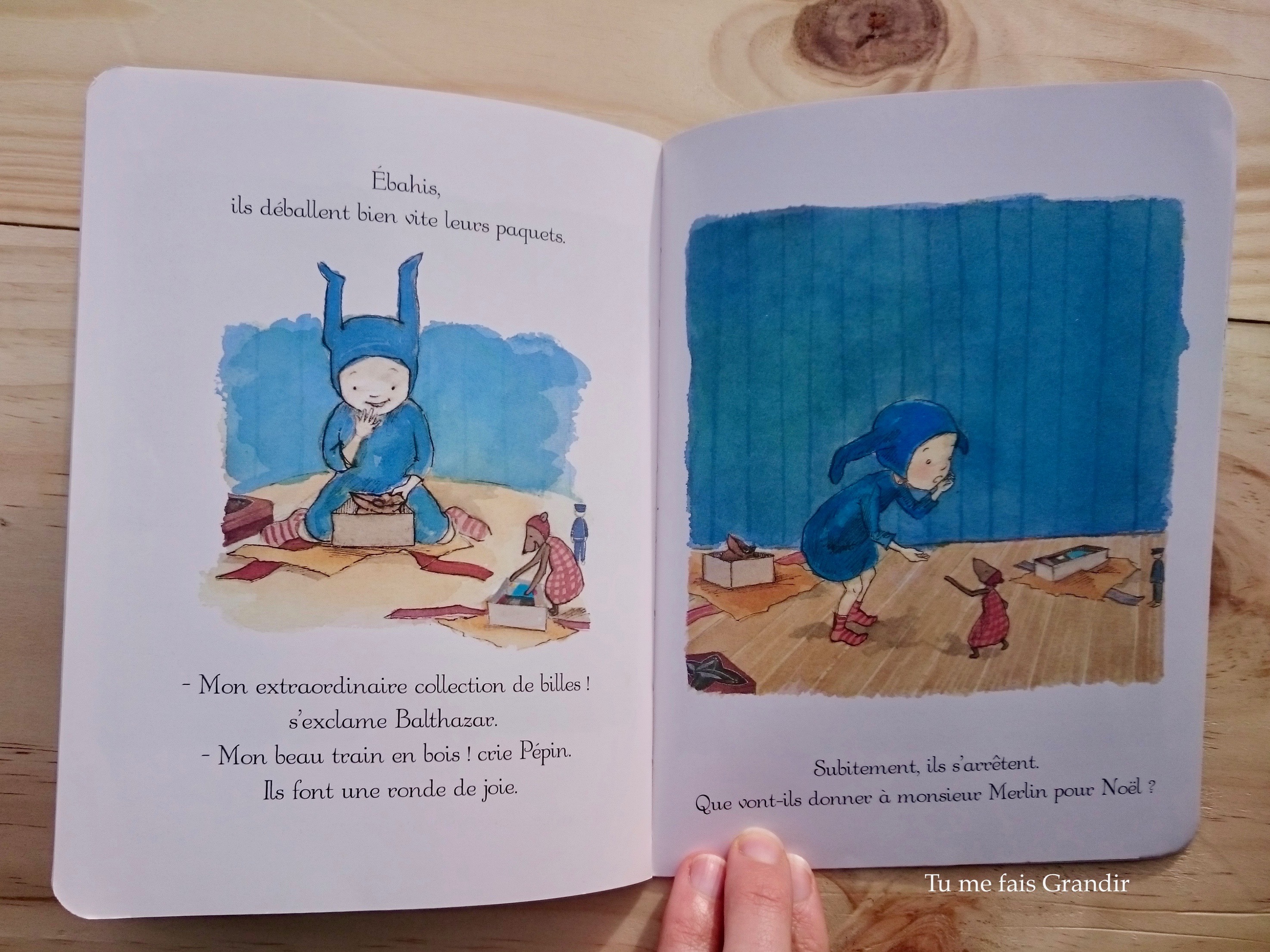 Le noel de Balthazar cadeaux monsieur merlin