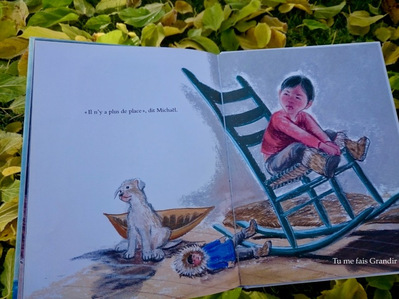 Sur les genoux de maman pas de place