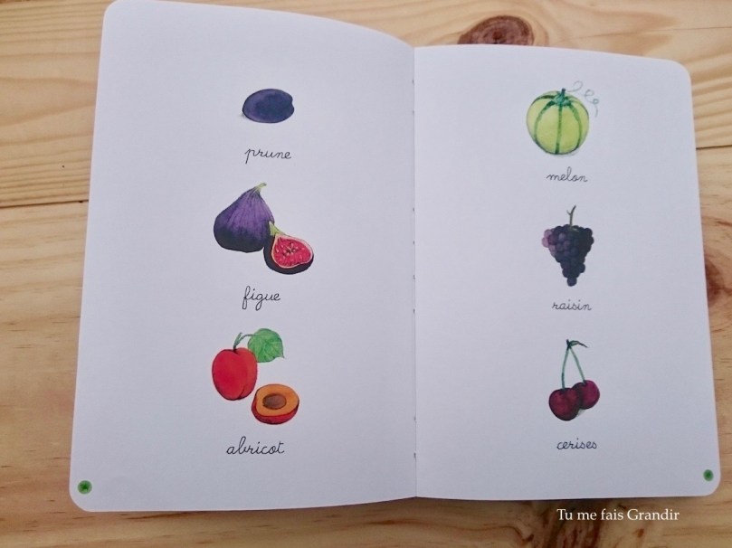 L'imagier de Balthazar fruits